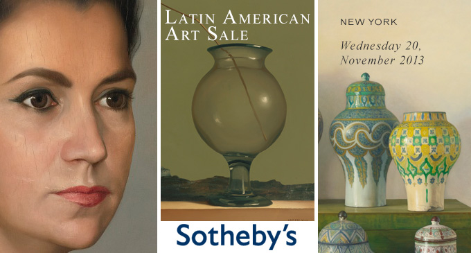 Sotheby's New York auctions Claudio Bravo artworks on November 20